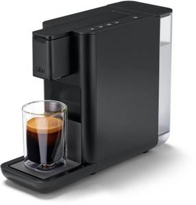 Eduscho Qbo ICONIC Premium Kapselmaschine Dark Chrome Kaffeekapselmaschine