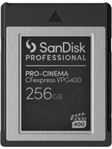 Sandisk PRO-CINEMA CFexpress VPG400 Type B 256GB CFexpress Karte
