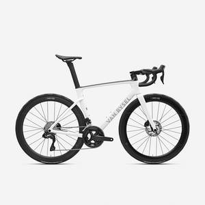 Van rysel Rennrad 12 Gänge Powermeter RCR Pro Shimano 105 DI2 weiss 