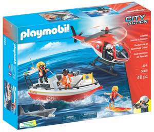 Playmobil City Action - Küstenwache-Spezialeinsatz (5668) Playmobil-Boot