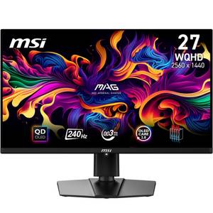 Msi MAG 271QPXDE QD-OLED E2 Gaming Monitor - 240 Hz, 0,03ms GTG  OLED Care 2.0, HDMI 2.1 mit 48Gbps Bandbreite, 120Hz , VRR und ALLM Unterstützung 