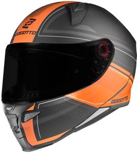Bogotto Motowear Bogotto FF110 Cinder schwarz/orange Integralhelm