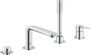 Grohe Lineare Einhand Wannenkombination Chrom (19577001) Einhand-Wannenbatterie