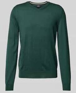 Hugo Boss Strickpullover 'Baram' aus Schurwolle Herren-Wollpullover