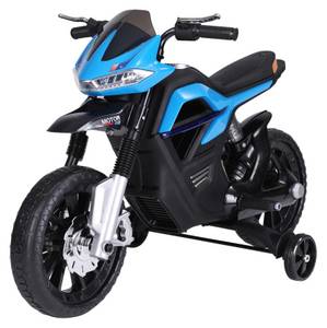 Homcom Kinder-Elektro-Motorrad blau B/H/L: ca. 52,3x62,3x105 cm 