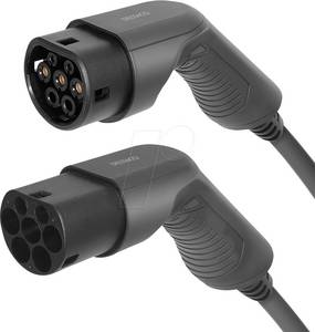 Deltaco KC021 - Typ 2 Kabel, für E-Fahrzeuge, 7,6 kW, 7 m 