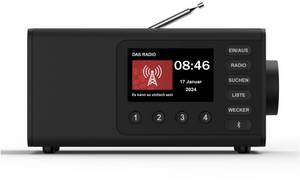 Hama DR1001BT Heimradio schwarz 