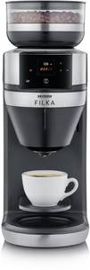 Severin KA 4852 FILKA 2.0 Kaffeeautomat mit integrierter Kaffeemühle schwarz/edelstahl 