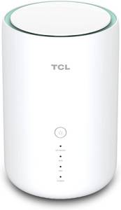 Tcl Mobile LinkHub HH130VM Home Station Router 4G, LTE (CAT 13), Dual Band, Gigabit, SIM-Kartenunterstützung, Standard 3CA, WiFi AC, Hotspot bis zu 64 Benutzer, Weiß 