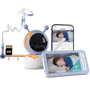 BOIFUN Babyphone Babyphone mit Kamera App 