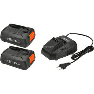 Gardena Starter-Kit P4A 2 x PBA 18V/45 2,5 Ah + AL 1830 CV, Set 