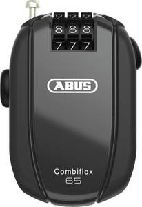 Abus Combiflex Stopover 65 schwarz Roll-Back-Kabelschloss