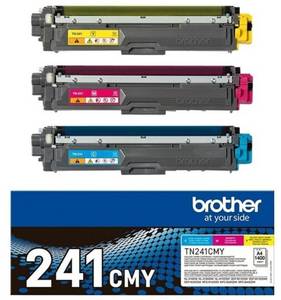 Brother TN-241CMY Cyan/Magenta/Yellow Value Pack 