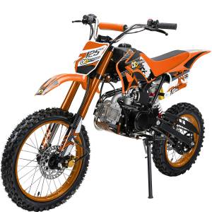 Actionbikes Motors Kinder-JUGEND-CROSS-DIRTBIKE JC125 cc 17/14 (Orange) 