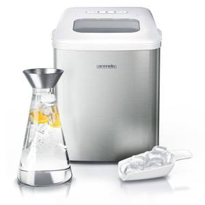 Arendo Eiswürfelmaschine, Eiswürfelmaschine 120W mit 1,5L Behälter Eiswürfelbereiter - 9 Eiswürfel in 9 Minuten 