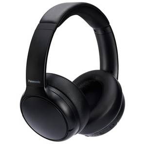  Panasonic RB-M600BE-K Kabellose Kopfhörer mit Hybrid ANC, Over-Ear-Schwenkdesign, Bluetooth 5.3, integriertes Mikrofon, bis zu 65 Stunden Wiedergabe, XBS Deep, USB-C, Schwarz 