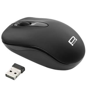 Pedea Trend Maus- und Mauspad-Set, Plug & Play, Nano-Empfänger, AAA-Batterie, Bedienungsanleitung Funkmaus