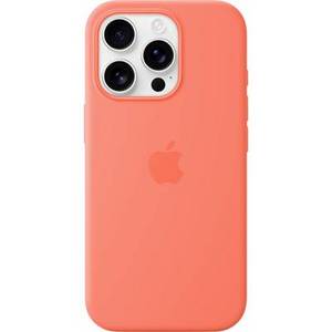 Apple Silikon Case Silikon Case  iPhone 16 Pro Mandarine Induktives Laden, MagSafe kompatibel, Stoßfest MDFY4ZM/A 