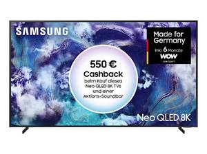  SAMSUNG GQ85QN900F Mini LED / Neo QLED 8K TV (85 Zoll 214 cm, 8K, SMART TV, Tizen™ Smart TV) 