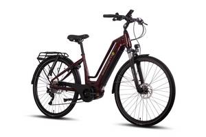 Saxonette Quantum Sport Lady 10 Gang Bafang Mittelmotor Scheibenbremsen 