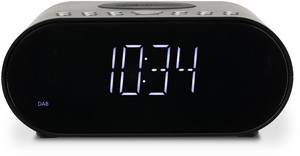 Roberts OrtusCharge DAB+ Uhrenradio mit QI-Ladestation schwarz 