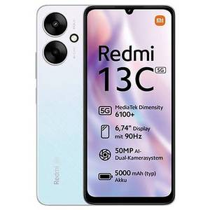  Xiaomi Redmi 13C Smartphone 128 GB 17.1 cm (6.74 Zoll) Silber Android™ 13 Dual-SIM 