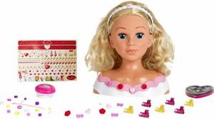 Klein toys Princess Coralie Frisierkopf - Rose