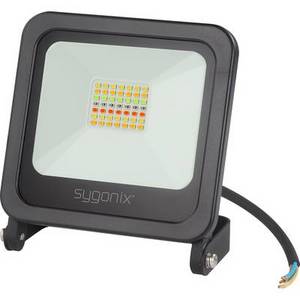 Sygonix Außenstrahler SMD LED 24 W EEK: E (A - G) Schwarz 