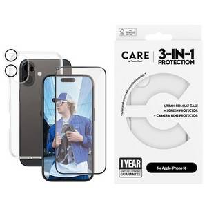 Panzerglass CARE by ® Flagship 3-in-1 Set iPhone 16 