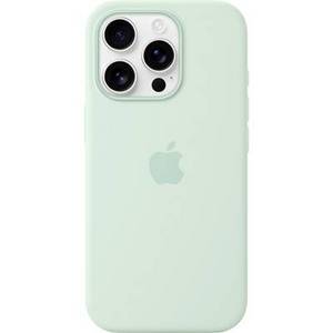 Apple Silikon Case Silikon Case  iPhone 16 Pro Aquamarin Induktives Laden, MagSafe kompatibel, Stoßfest MDG04ZM/A 