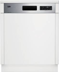 Beko teilintegrierbarer Geschirrspüler DSN16440X, 14 Maßgedecke, ProSmart Inverter Motor 