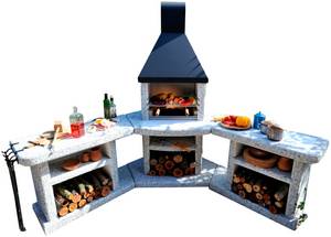 WELLFIRE Grillkamin »Außenküche Toskana Quatro«, BxTxH: 188x73x216 cm 