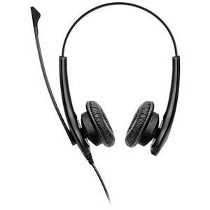  Jabra BIZ 1100 Duo Telefon-Headset 3.5 mm Klinke schnurgebunden On Ear Schwarz 