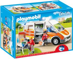 Playmobil Citylife - Krankenwagen mit Licht und Sound (6685) Playmobil-Auto