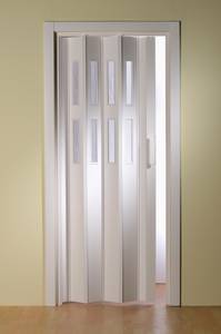 Quelle Falttür Luciana, BxH: bis 88,5x202 cm, kürzbar, Fenster mit Riffelstruktur 