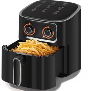 ibettertec Heißluftfritteuse Heißluftfritteuse 10L, Multifunktionale Air Fryer 2400W,Max 200℃, 2400,00 W, Heißluft Fritteuse XXL, 95% weniger Öl 