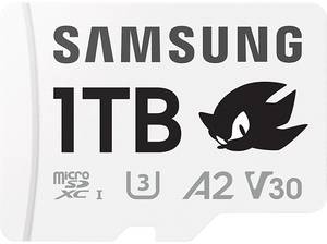  SAMSUNG Sonic the Hedgehog™ 1 TB 180 MB/s Lesen, 130 Schreiben, MicroSD mit SD-Adapter, Mehrfarbig 
