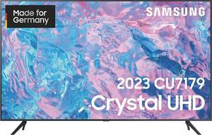 Samsung GU65CU7179U LED-Fernseher (163 cm/65 Zoll, 4K Ultra HD, Smart-TV, PurColor, Crystal Prozessor 4K, Motion Xcelerator, Smart Hub & Gaming Hub, Object Tracking Sound Lite) 