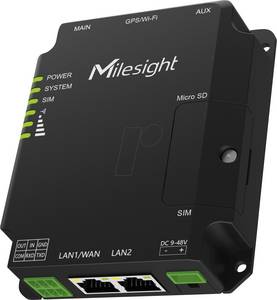 Milesight MIL UR32L04EUW - Industrial LTE Router, WLAN 