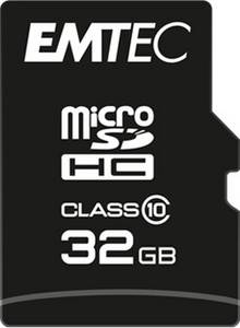 Emtec »microSDClass10 Classic« Speicherkarte (32 GB, Class 10, 30 MB/s Lesegeschwindigkeit) microSD Karte