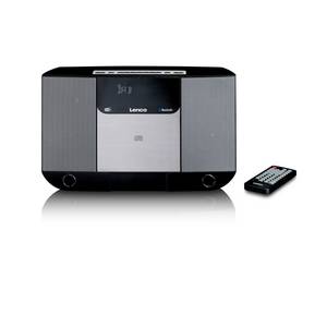 Lenco DAR-045 Vertikale Stereo Anlage mit DAB+/FM Radio, CD Player und Bluetooth 