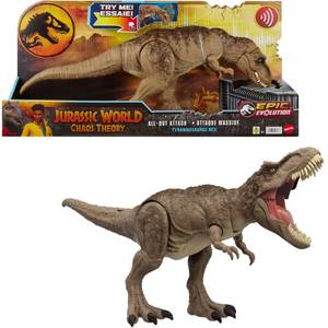 Mattel Jurassic World All-Out Attack Tyrannosaurus Rex, Spielfigur 