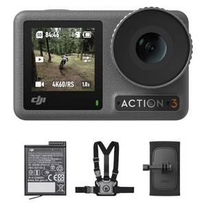  DJI Osmo Action 3 Outdoor Combo - 4K/120fps Action-Cam mit Brust- und...