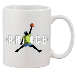 Blondie & Brownie Tasse Fresh Prince Bel Air Basketball in Schwarz und Weiß, Keramik, Spühlmaschinenfest 