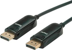 Roline 14013490 - Optisches Hybrid DP 1.2 DisplayPort Kabel 30 m 