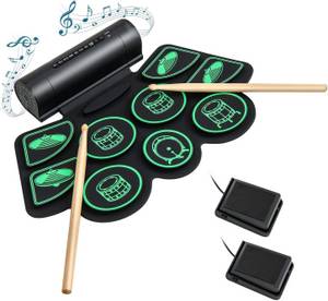 Costway Digital Drums E-Drum, 9 Pads, 