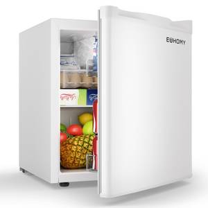 Euhomy Kühlschrank 46L Mini-Kühlschrank mit Gefrierfach,reversibler 