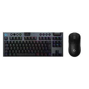 Logitech Gaming Logitech G915 X LIGHTSPEED TKL, Linear-Switches, Schwarz + Pro X Superlight 2 Maus - Kabellose Gaming Combo 