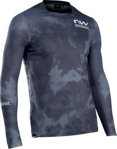 Northwave Bomb Jersey Long Sleeve dark grey/grey Radtrikot langarm