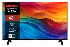 Telefunken XF43TO750S LCD-LED Fernseher (108 cm/43 Zoll, Full HD, TiVo Smart TV, TiVo Smart TV, HDR, Triple-Tuner, Sprachsteuerung, HD+ 6 Monate inkl) 